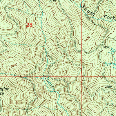 United States Geological Survey Mount Peavine, OR (1998, 24000-Scale) digital map