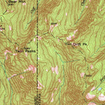 United States Geological Survey Mount Pend Oreille, ID-MT (1951, 62500-Scale) digital map
