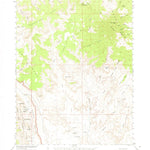 United States Geological Survey Mount Pennell, UT (1953, 62500-Scale) digital map