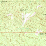 United States Geological Survey Mount Pennell, UT (1987, 24000-Scale) digital map