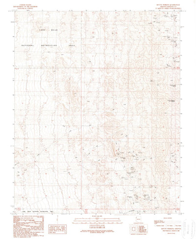 United States Geological Survey Mount Perkins, AZ (1989, 24000-Scale) digital map