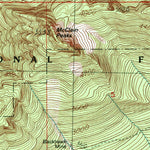United States Geological Survey Mount Phelps, WA (1989, 24000-Scale) digital map