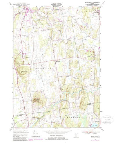 United States Geological Survey Mount Philo, VT (1948, 24000-Scale) digital map