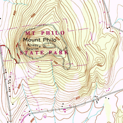 United States Geological Survey Mount Philo, VT (1948, 24000-Scale) digital map