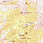 United States Geological Survey Mount Pinchot, CA (1953, 62500-Scale) digital map