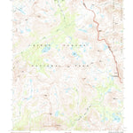 United States Geological Survey Mount Pinchot, CA (1992, 24000-Scale) digital map