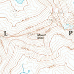 United States Geological Survey Mount Pinchot, CA (1992, 24000-Scale) digital map