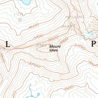 United States Geological Survey Mount Pinchot, CA (1992, 24000-Scale) digital map