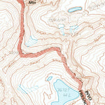 United States Geological Survey Mount Pinchot, CA (1992, 24000-Scale) digital map
