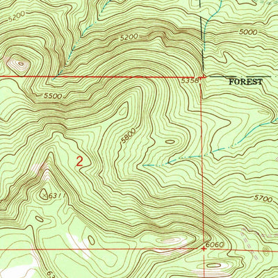United States Geological Survey Mount Pisgah, OR (1966, 24000-Scale) digital map