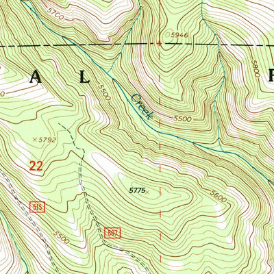 United States Geological Survey Mount Pisgah, OR (1992, 24000-Scale) digital map