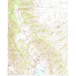 United States Geological Survey Mount Pisgah, UT (1991, 24000-Scale) digital map