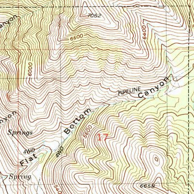 United States Geological Survey Mount Pisgah, UT (1991, 24000-Scale) digital map