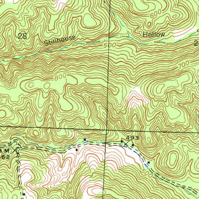 United States Geological Survey Mount Pleasant, AR (1942, 24000-Scale) digital map