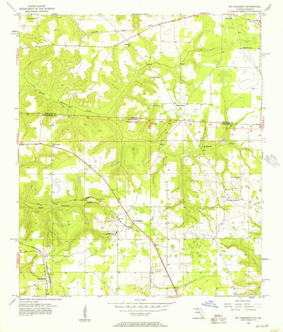 United States Geological Survey Mount Pleasant, FL-GA (1955, 24000-Scale) digital map