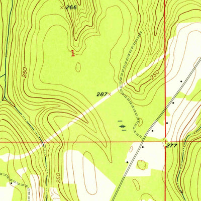 United States Geological Survey Mount Pleasant, FL-GA (1955, 24000-Scale) digital map