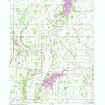 United States Geological Survey Mount Pleasant, IN (1960, 24000-Scale) digital map