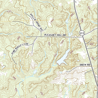 United States Geological Survey Mount Pleasant, MS (2021, 24000-Scale) digital map