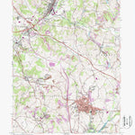 United States Geological Survey Mount Pleasant, PA (1964, 24000-Scale) digital map