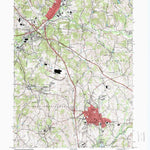 United States Geological Survey Mount Pleasant, PA (1997, 24000-Scale) digital map