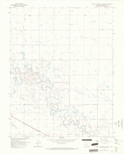 United States Geological Survey Mount Pleasant School, CO (1966, 24000-Scale) digital map