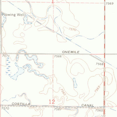 United States Geological Survey Mount Pleasant School, CO (1966, 24000-Scale) digital map