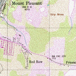 United States Geological Survey Mount Pleasant, TN (1946, 24000-Scale) digital map