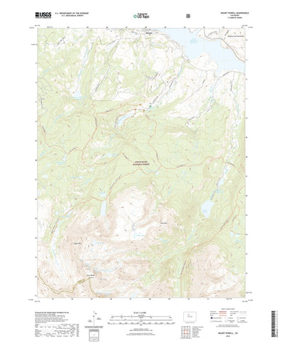 United States Geological Survey Mount Powell, CO (2022, 24000-Scale) digital map
