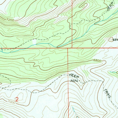 United States Geological Survey Mount Powell, MT (1967, 24000-Scale) digital map
