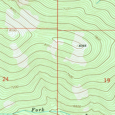 United States Geological Survey Mount Powell, MT (1967, 24000-Scale) digital map