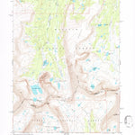 United States Geological Survey Mount Powell, UT (1967, 24000-Scale) digital map