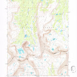 United States Geological Survey Mount Powell, UT (1967, 24000-Scale) digital map