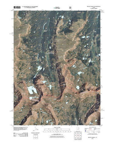 United States Geological Survey Mount Powell, UT (2011, 24000-Scale) digital map