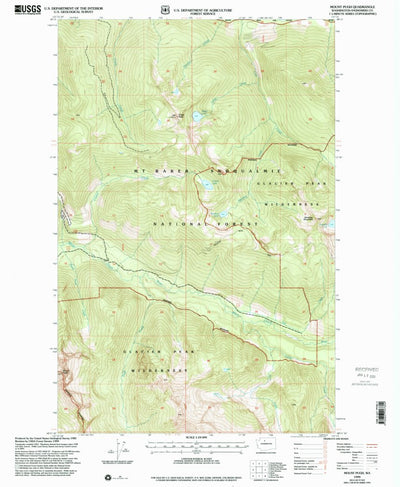 United States Geological Survey Mount Pugh, WA (1999, 24000-Scale) digital map