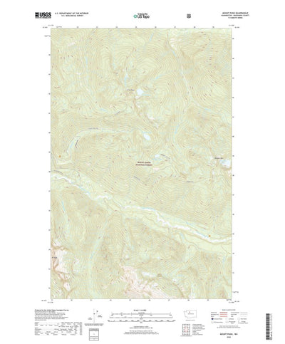 United States Geological Survey Mount Pugh, WA (2020, 24000-Scale) digital map