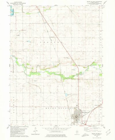 United States Geological Survey Mount Pulaski, IL (1980, 24000-Scale) digital map
