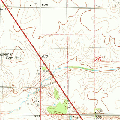 United States Geological Survey Mount Pulaski, IL (1980, 24000-Scale) digital map