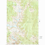 United States Geological Survey Mount Queets, WA (1990, 24000-Scale) digital map