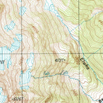 United States Geological Survey Mount Queets, WA (1990, 24000-Scale) digital map