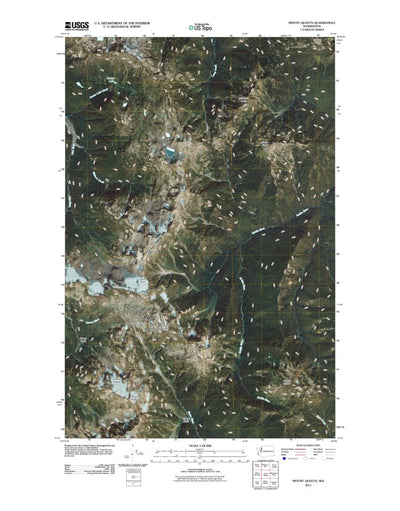 United States Geological Survey Mount Queets, WA (2011, 24000-Scale) digital map