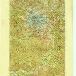 United States Geological Survey Mount Rainier, WA (1928, 125000-Scale) digital map