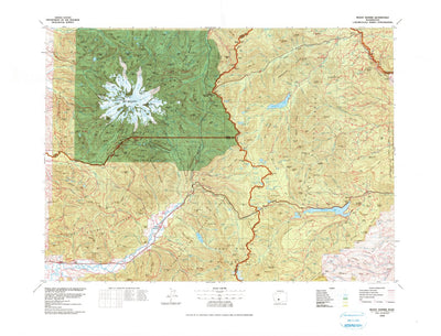 United States Geological Survey Mount Rainier, WA (1978, 100000-Scale) digital map