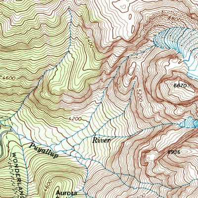 United States Geological Survey Mount Rainier West, WA (1971, 24000-Scale) digital map
