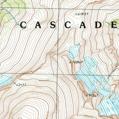 United States Geological Survey Mount Redoubt, WA (1989, 24000-Scale) digital map