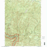 United States Geological Survey Mount Reuben, OR (1998, 24000-Scale) digital map
