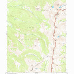 United States Geological Survey Mount Richthofen, CO (1957, 24000-Scale) digital map