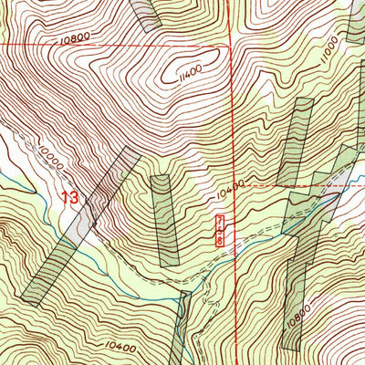 United States Geological Survey Mount Richthofen, CO (2000, 24000-Scale) digital map