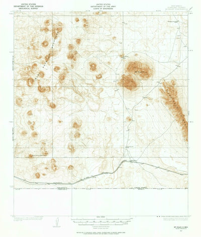 United States Geological Survey Mount Riley, NM (1917, 62500-Scale) digital map