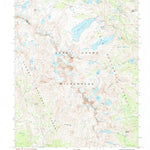 United States Geological Survey Mount Ritter, CA (1992, 24000-Scale) digital map