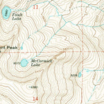 United States Geological Survey Mount Roothaan, ID (1967, 24000-Scale) digital map